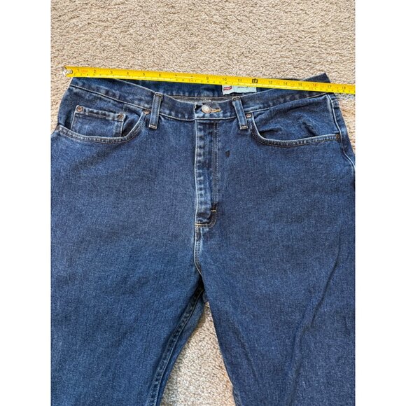 Wrangler Mens Premium Quality Regular Fit Jeans Blue Size 36X32 Western Work - Picture 3 of 11